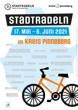 Plakat Stadtradeln 2021 KREIS PINNEBERG